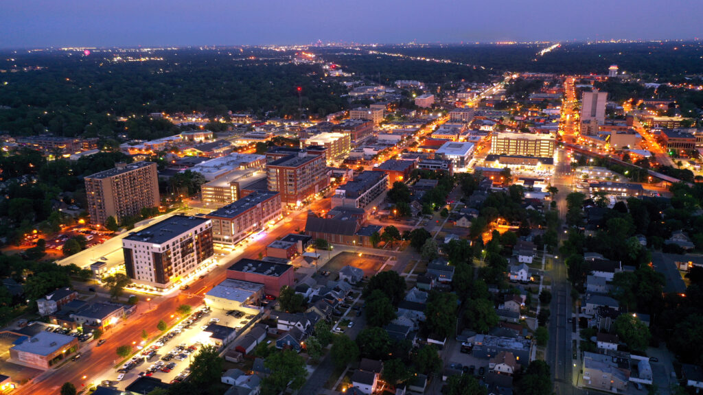 Downtown Royal Oak, Michigan streetscape