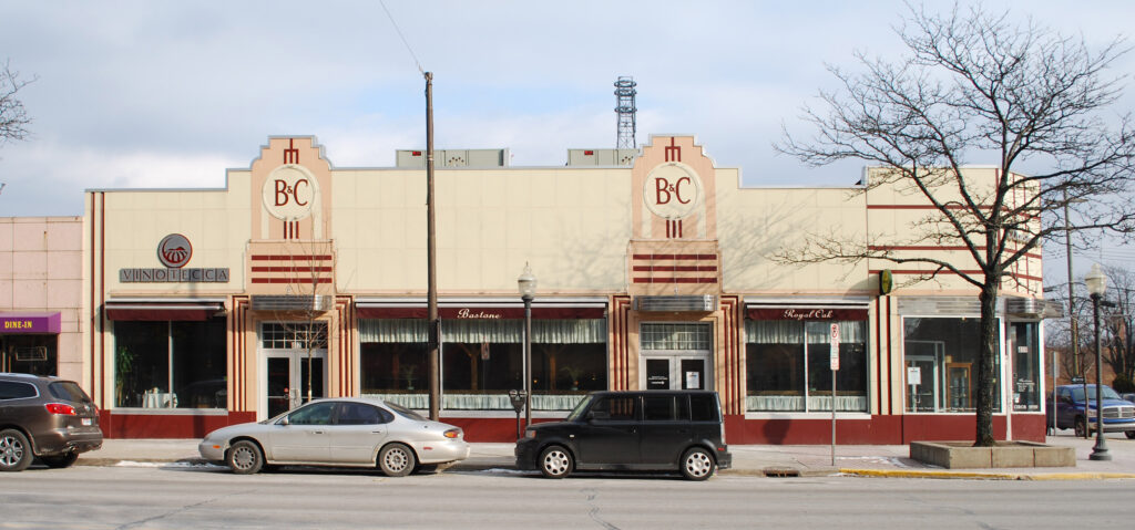 A downtown Royal Oak, Michigan storefront