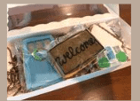 Custom Jim Shaffer & Associates welcome cookie set